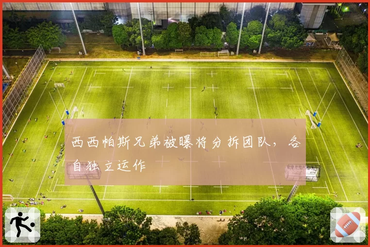 西西帕斯兄弟被曝将分拆团队,各自独立运作